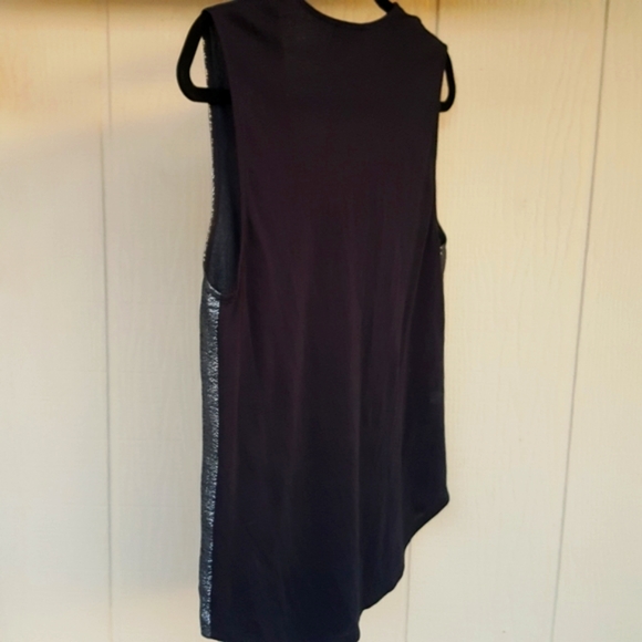 M J Crew Lined Metallic Shimmer Tank Style Top - Picture 5 of 9